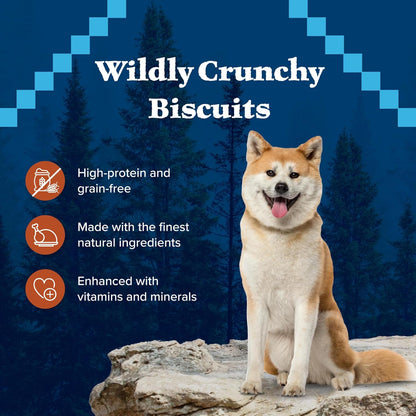 Wilderness Grain-Free Turkey Crunchy Dog Biscuits, 24 oz