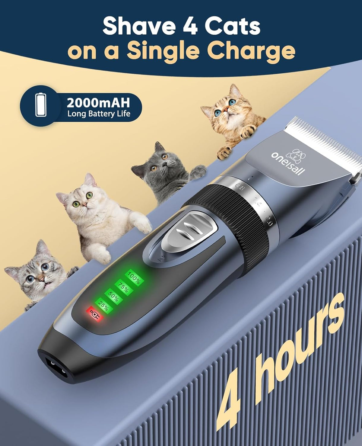 Professional Cat Clippers for Matted and Long Hair