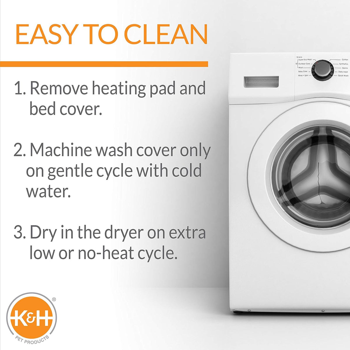 K&H Thermo-Kitty Fashion Splash Indoor Heated Cat Bed, Safety Certified