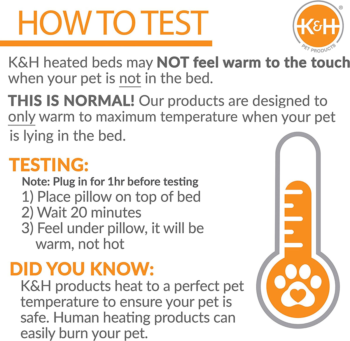 K&H Thermo-Kitty Fashion Splash Indoor Heated Cat Bed, Safety Certified