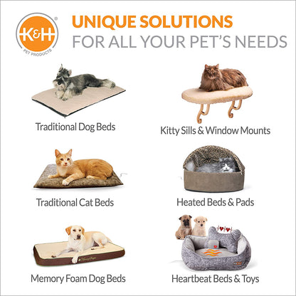 K&H Weatherproof Outdoor Cat Shelter for Pets, Olive
