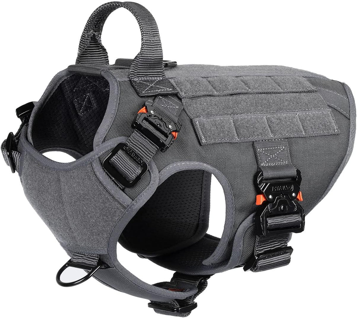 Tactical Dog Harness for Medium Breeds with Full Metal Buckles