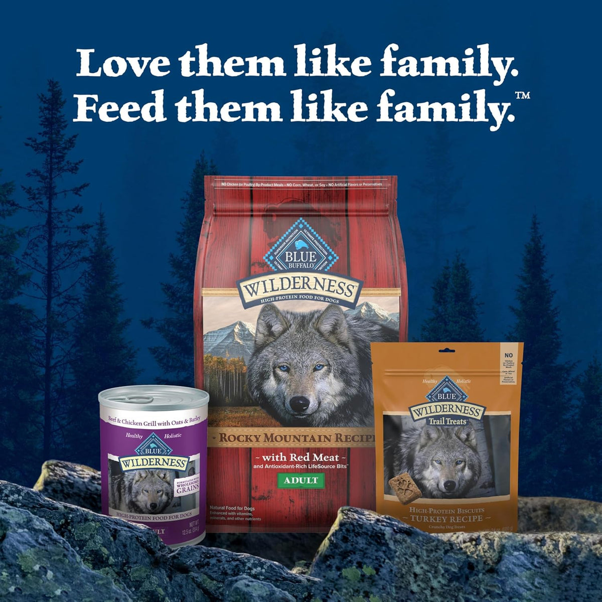 Wilderness Grain-Free Turkey Crunchy Dog Biscuits, 24 oz
